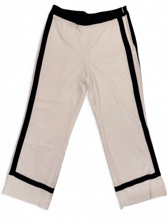 White House/Black Market Pants - White House Black Market Contrast Wide Leg Pull-On Pants – Size 8P